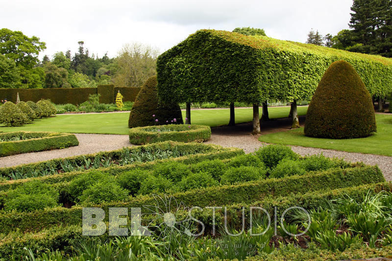 Glamis Castle Gardens. Итальянский сад 