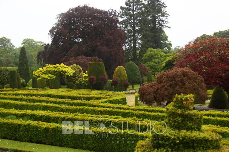 Drummond Castle Gardens (Сады замка Друммонд) 