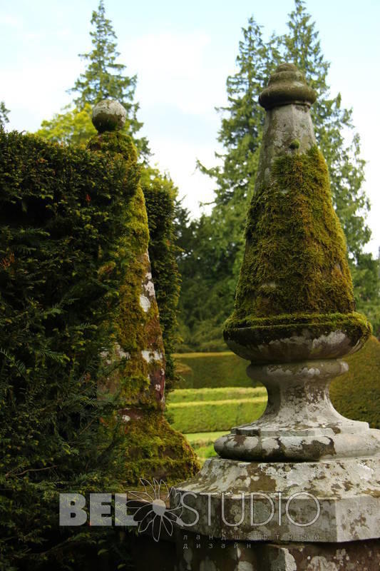 Итальянский сад. Glamis Castle Gardens 