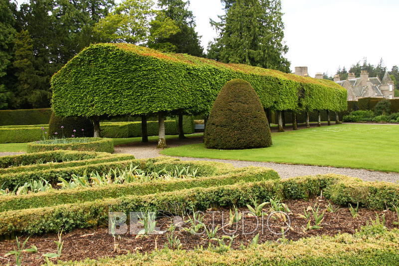 Итальянский сад. Glamis Castle Gardens 