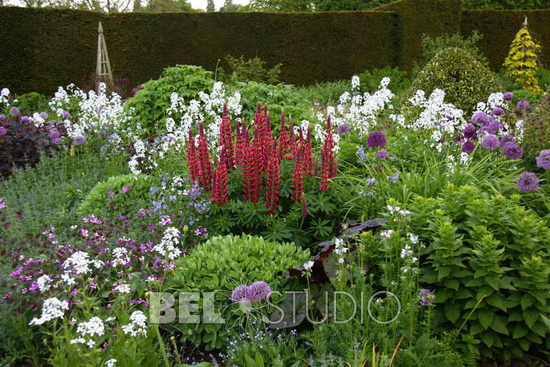 Итальянский сад. Glamis Castle Gardens 