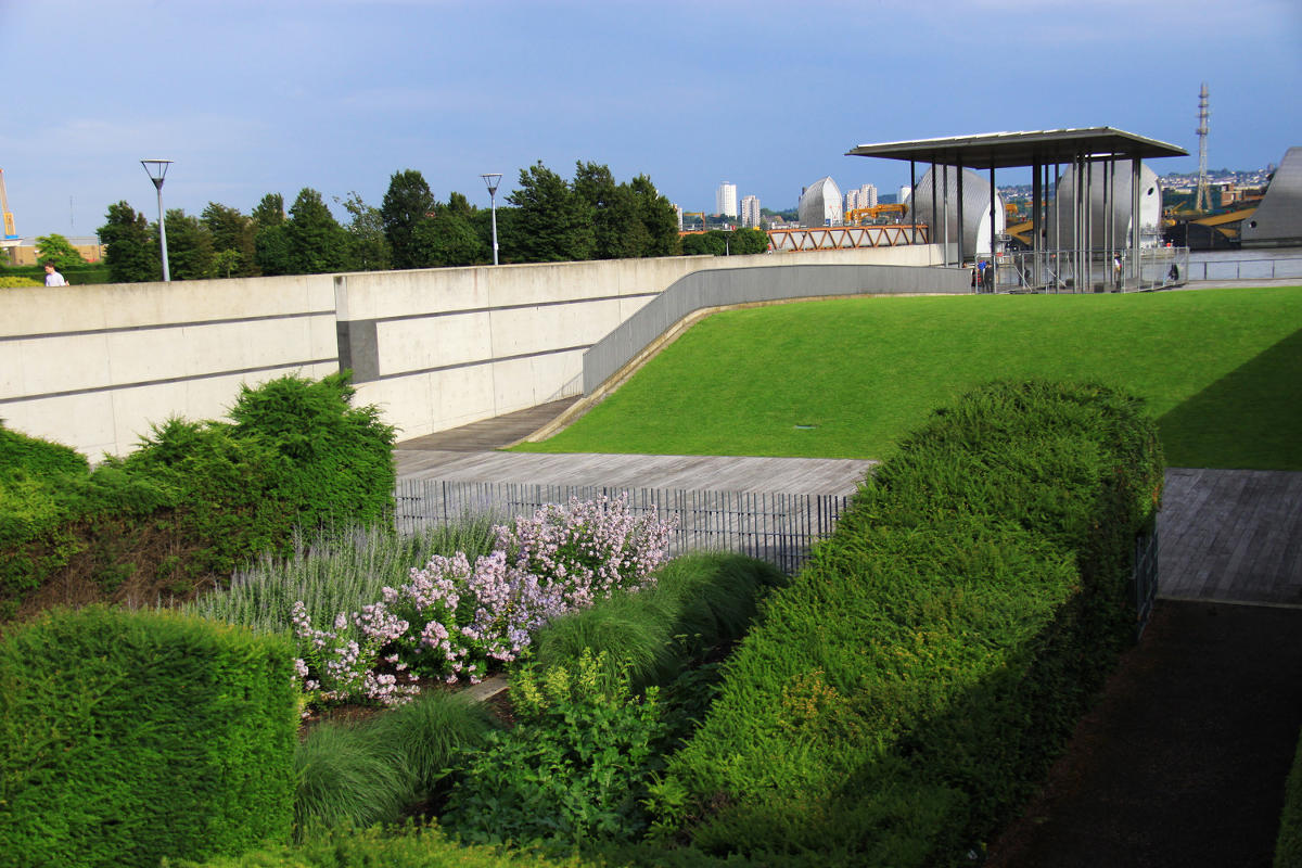 Thames Barrier Park. Лондон.