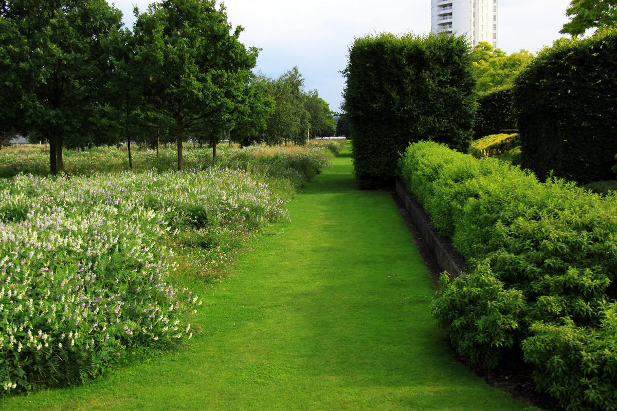 Thames Barrier Park. Лондон.