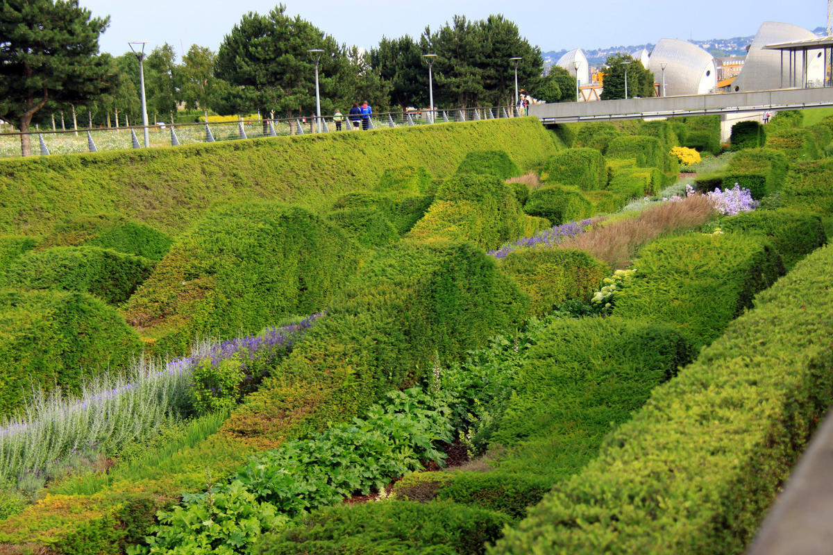 Thames Barrier Park. Лондон.