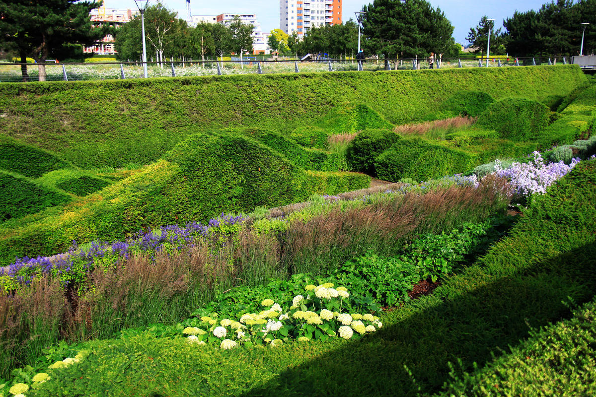 Thames Barrier Park. Лондон.