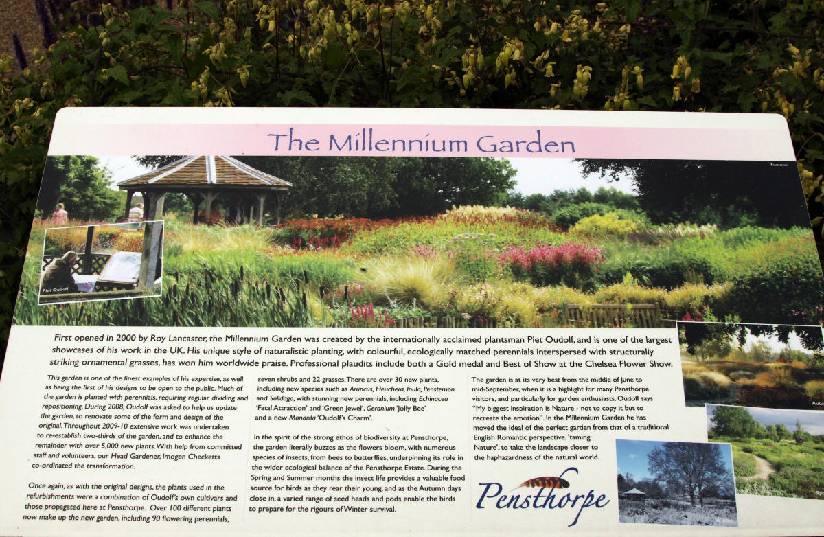 Пит Удольф Pensthorpe Millenium Gardens. Сад Миллениум