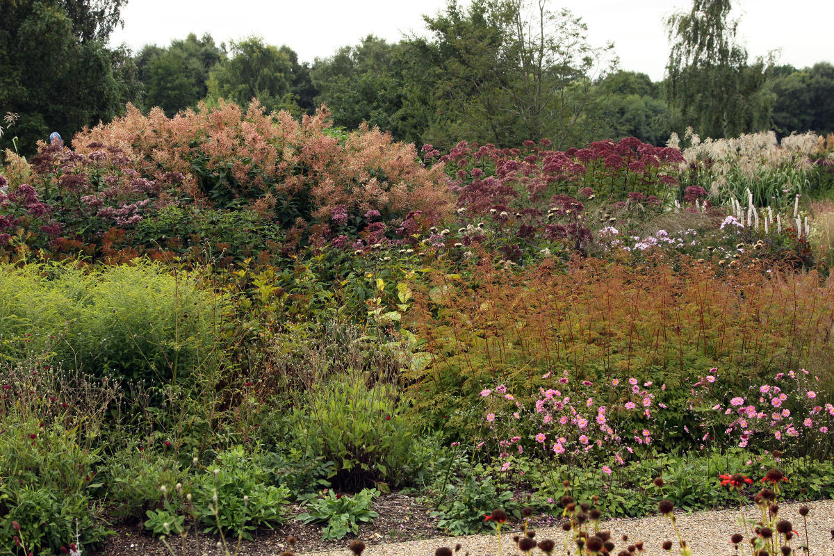 Pensthorpe Millenium Gardens. Сад Миллениум. Дизайнер Пит Удольф