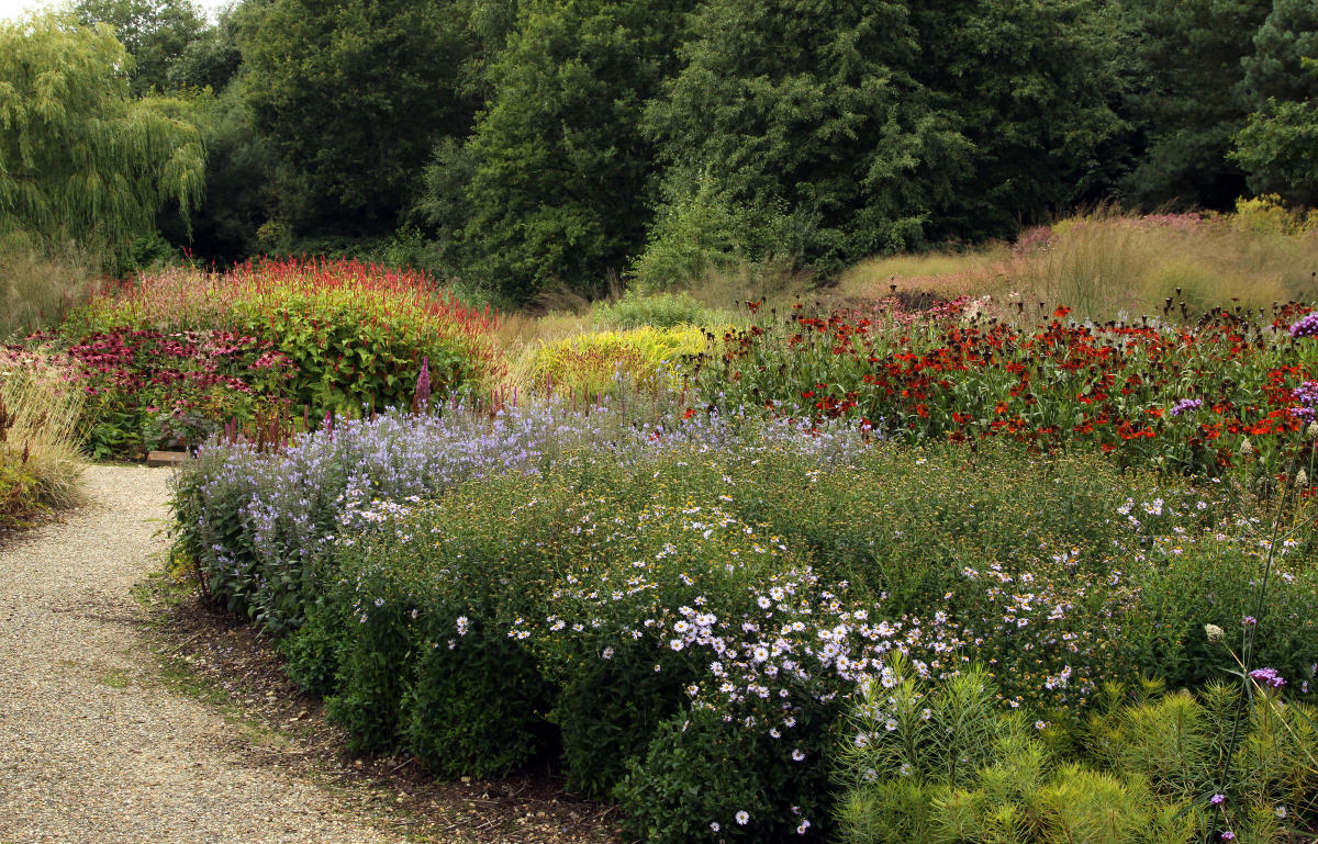 Pensthorpe Millenium Gardens. Сад Миллениум. Дизайнер Пит Удольф