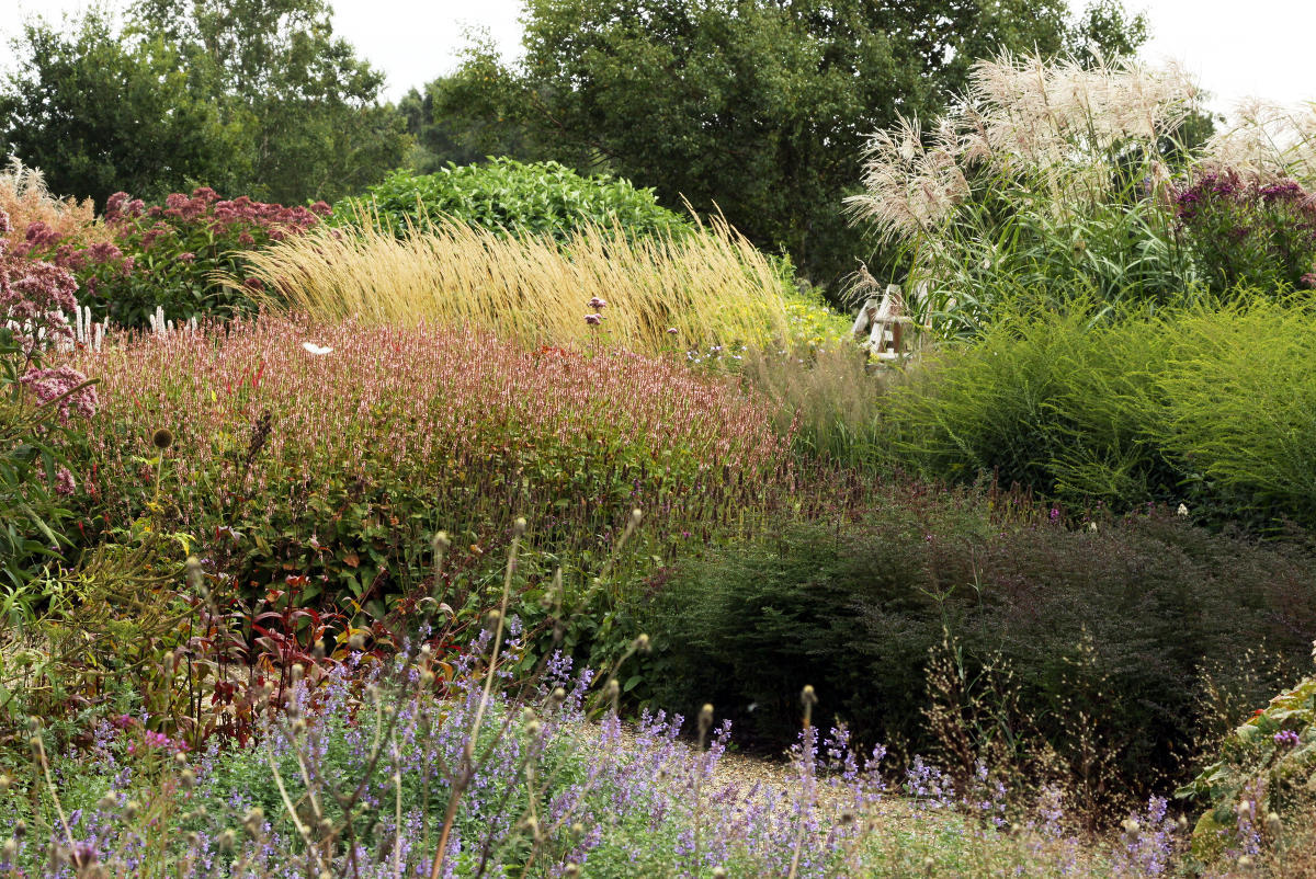 Pensthorpe Millenium Gardens. Сад Миллениум. Дизайнер Пит Удольф