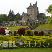 Drumond Castle Gardens. Пертшир