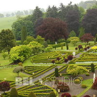 Drummond Castle Gardens (Сады замка Друммонд) 