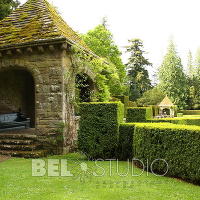 Итальянский сад. Glamis Castle Gardens 