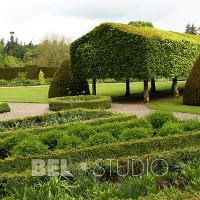 Итальянский сад. Glamis Castle Gardens 