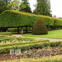 Итальянский сад. Glamis Castle Gardens 