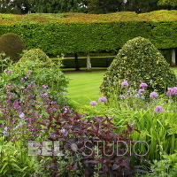 Итальянский сад. Glamis Castle Gardens 