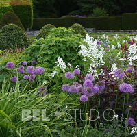 Итальянский сад. Glamis Castle Gardens 