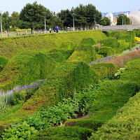 Thames Barrier Park. Лондон.