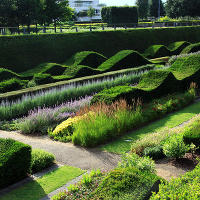 Thames Barrier Park. Лондон. лето, июль