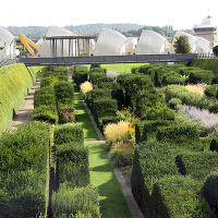 Thames Barrier Park. Лондон. осень, сентябрь