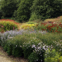 Pensthorpe Millenium Gardens. Сад Миллениум. Дизайнер Пит Удольф